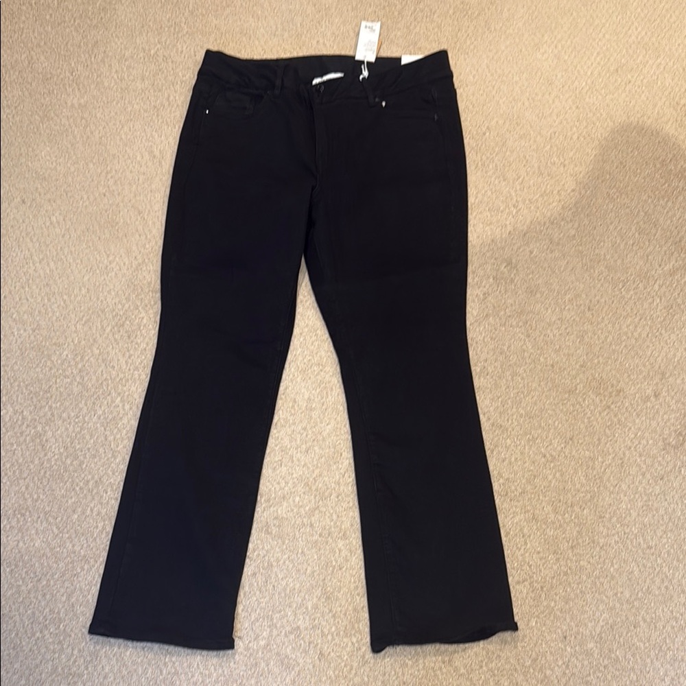 Lane Bryant Black Boot Cut Pants